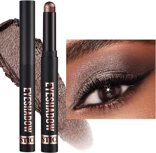 Eyeshadow Stick，Glitter and Matte Eyeshadow，Creme Lidschatten，Waterproof，Glitzerndes Augen-Make-up Kreieren（#9）