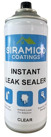 INSTANT LEAK SEALER CLEAR - 400ml - Instant Waterproof Sealant - Ideal for Drain & External Pipes and Guttering Leaks & Cracks - UV Stable - Interior & Exterior Use