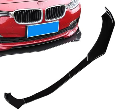Labbro del paraurti anteriore nero, splitter anteriore per auto,Labbro del paraurti anteriore multiuso impermeabile - Splitter anteriore nero per automobile, spoiler per labbro anteriore per la maggio