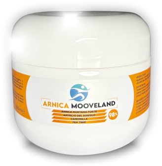 MOOVELAND Arnika für Pferde zur humanen Anwendung, Starker Arnikagel, Arnika und Teufelskrallenextrakt, Superkonzentriertes Biogel mit schneller Wirkung, Natürliche entzündungshemmende Gel, Hergeste