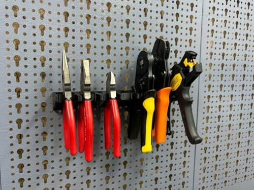 Alicates soporte adecuado para pared perforada Küpper y Eurolochung 45 mm Eurolochwand como Tegometall Kreher y Ondis Systemhalter Lochwand Accesorios para alicates (Alicates 28)