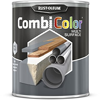 RUST-OLEUM 7482MS.0.75 Combicolor Multi-Surface, One Paint, Many Surfaces, Satin steel grey-RAL 7001
