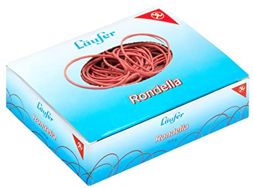 Läufer - Elastici rotondi in gomma Scatola 100 g 65 mm Ø