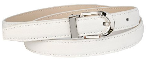 Anthoni Crown Damen 13T90 Gürtel, Weiß (Weiß 090), 90