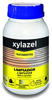 Xylazel Limpiador para Maderas Agrisadas, 500 ml, Embalaje puede variar