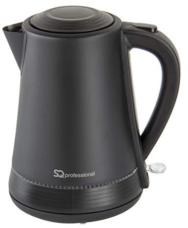 SQ Professional Eleganto Jug Kettle - Matte Black - LED Illuminate -Fast-Boil 1.7L 3000w