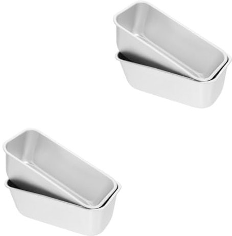 PRETYZOOM 4pcs Cake Cake Trays for Baking Shaped Tray Pudding Baking Supplies High Temperature Safe