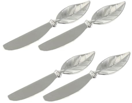 COLLBATH 4piezas De Aleación Para Untar Mantequilla Condimentos y Mermelada Para Tablas De Charcutería y Aperitivos