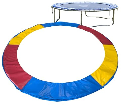Funda de resorte para cama elástica | Funda de repuesto para cama de salto, almohadilla a prueba de polvo, protector impermeable para prolongar la vida útil al aire libre, daños climáticos, patio