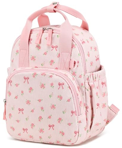 LEDAOU Barnryggsäck, vattentät, för barn 2-4 år, förskola och skola, pojkar och flickor, Für 2–4 Jahre (12″ hoch, kein Platz für A4-Ordner), modern