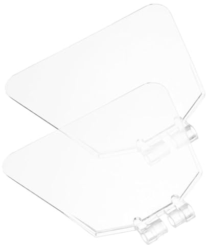 Genérico Protector de Banco Plástico Transparente 2 Piezas 4 Pulgadas para Amoladoras Eléctricas Accesorio de Repuesto para Herramientas Protección Ocular contra Virutas Taller