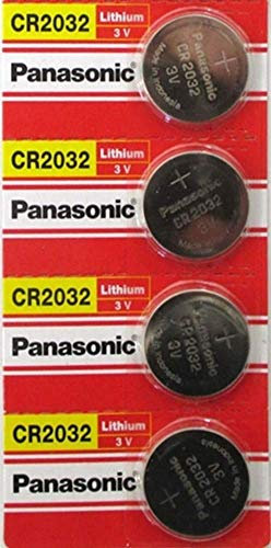 Panasonic Panasonic Cr2032 3V Lithium Coin Cell Battery For Misfit Shine Sh0Az Personal Physical Activity Monitor 4Pcs