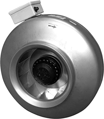 Radialer Rohrventilator DV-250 1100m³/h Rohrlüfter NW250 Kanallüfter