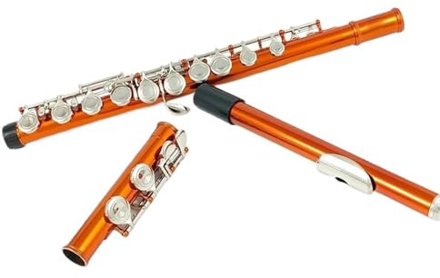 flöte Flöte, 16 Geschlossene Löcher, C-Tasten, Instrument, Vernickeltes Kupfernickel, Tangerine-Flöte Mit E-Taste