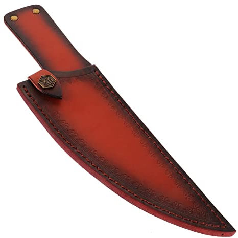 OKUMEYR Funda Reutilizable para Cuchillos de Cocina 8 Pulgadas Marrón