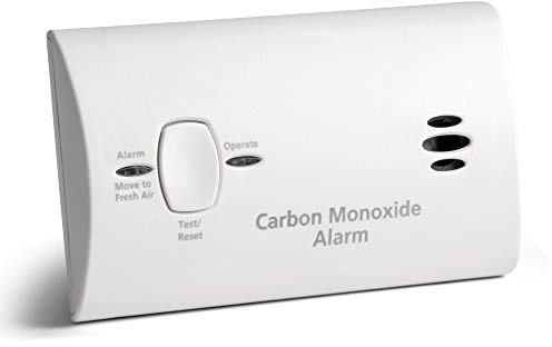Kidde Carbon Monoxide Detector, AA Battery Powered, Portable for Travel or Home, 85 dB Alarm, LED Status Indicators, 3rd Edition