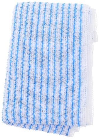 Ipetboom 1pieza Toalla Exfoliante De Doble Cara Para Espalda y Cuerpo Limpieza Profunda y Para Seca Para y Color Azul