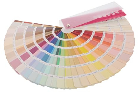 Warmhm Nuancier Peinture Échantillons Standard De Couleur De Peinture Cartes D'Échantillons De pour D'Architecture Cartes De Couleurs Portables pour Bricolage Et Professionnels