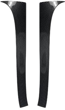 Auto Heckspoiler Für VW Für Golf 5 Stamm Deckel Fenster Hinten Seite Flügel Spoiler Modifikation Körper Kit Glänzend Schwarz Spoiler Auto(Kohlefaser-Look)