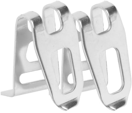 SHINEOFI Ganchos para Cinturón de Acero Inoxidable Resistentes Oxidación, Soporte Práctico para Taladros Eléctricos, Paquete de 2 Piezas para Herramientas de Bricolaje