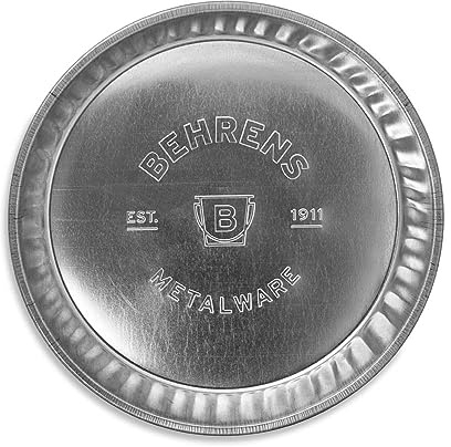 Behrens 2168 3-gallon sömlös dränering/verktygspanna, 1-gallon, Galvanized
