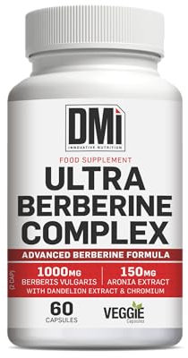 DMI-ULTRA BERBERINE COMPLEX (Berberine+Aronia+Dandelion+Chromium)- 60 caps
