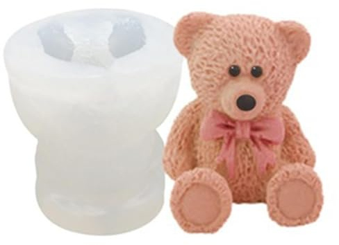 Dranng Moule Our Son Silicone - Ours Moule en Silicone,Moule Silicone Nounours,Moule en Silicone Ours Gommeux pour Bricolage Chocolat, Bonbons, Gâteau, Cuisson,la Fabrication De Savon, Bougies