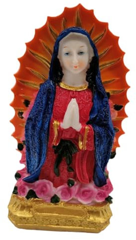 Amosfun Statue – Katholische Jungfrau Maria Ornament Für Schreibtisch Und Wohnzimmer