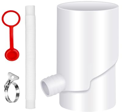 Système de collecte d'eau de pluie - Tonneau de pluie avec adaptateur de tuyau, tonneau de pluie résistant aux UV - Économiseur d'eau extérieur avec adaptateur de tuyau, raccord de gouttière pour une