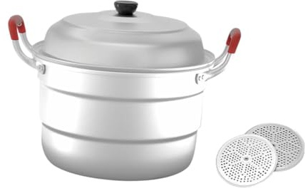 TWISAXC 2 Tier Steam Cooker Pot Home Designed For Safe Food Preparation Meeting Large Family Dining Requirements Steam Cooker Large Capacity Thickened Steamer