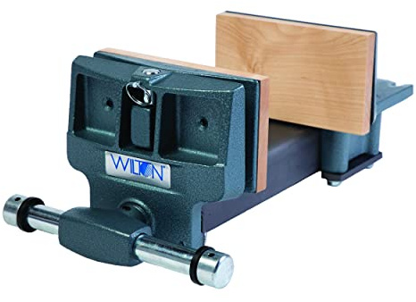 Wilton 78A, tornillo de banco de carpintero de mandíbula pivotante de 4 x 7 pulgadas, capacidad de apertura de 10 pulgadas (63144)