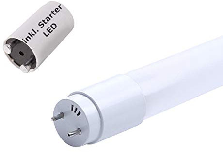 pureled LED Leuchtstoffröhre 2835 SMD T8 G13 120cm kaltweiß 6000K 18W StarterLED inkl/ (kaltweiß)