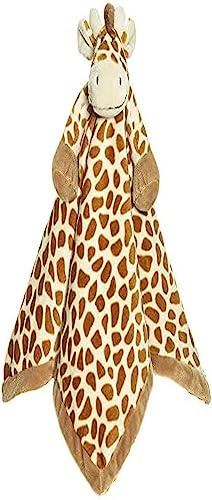 Teddykompaniet Diinglisar Lovely Giraffe Unisex Plush Fleece Baby Blanket with Giraffe Comforter Soft Cuddle Plush Sleep Toys | Birthday Gift for Baby Child Toddler |Ages 0+