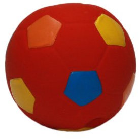 Nobby Latex Fußball, mehrfarbig 12 cm, 1 Stück