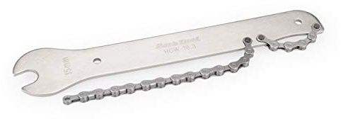 Park Tool HCW-16.3 - Llave de Pedal, Color Plateado