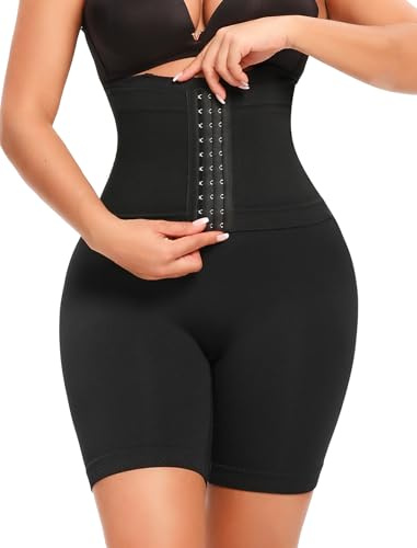 SURE YOU LIKE Taillenformer Shapewear Damen Bauchweg Miederpant Damen Bauchweg Unterhose Mit Korsett Body Figurenformender Mit Taillengürtel Trainer
