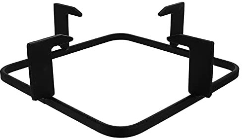 Uonlytech Gas Stove Burner Covers Cast Iron Wok Support Ring, 20. 7cm Square Gas Burner Rack Stove Trivets Cooktop Range Pan Holder Stand Stove Rack for Kitchen Camping Gas Cooker Cast Iron Wok