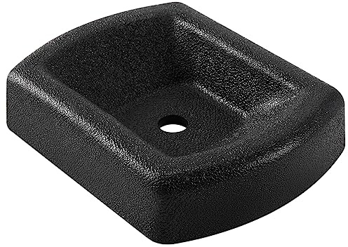 LEORAY Jack Wheel Chock, Reinforced Rubber Jack Caster Wheel Dock for Caravans and Trailers