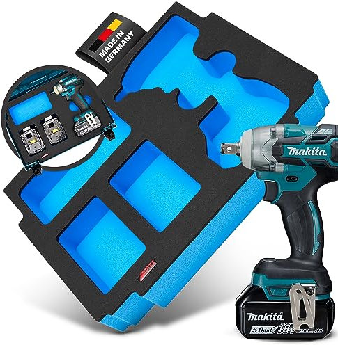 Aptex. Schaumeinlage passend für Makita Akku-Schlagschrauber DTW 300 für MakPac Gr. 1-3