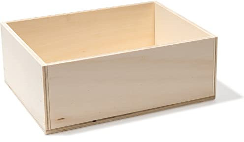 Modulor Kiste, Pappel Sperrholz, mittel, 142 x 285 x 375 mm, s = 10 mm