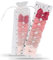 LUIQ Haarschleifen Mädchen Rosa Pastell 10 Stück - Als Geschenk Verpackt, Haarspange Altrosa, Baby Haarschleifen Set