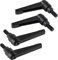 efuturetime 4PCS Poignées de Serrage Réglables M8, Poignée de Levier de Serrage Rapide en Acier avec 16mm Goujon
