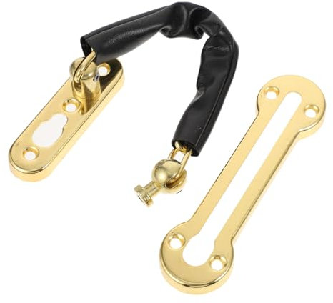 jojofuny Front Door Security Heavy Duty Door Latch Stainless Steel for Home and Office Additional Security