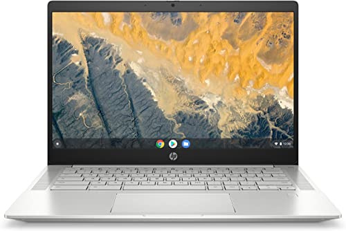 HP Pro c640 Chromebook 14” FHD Touchscreen - i3-10310U (4 Core, 4.4GHz), 64GB eMMC, 8GB LPDDR4, SD Card Reader, Intel UHD Graphics, WIFI 6 & Bluetooth 5, US Layout Keys, ChromeOS (Renewed)