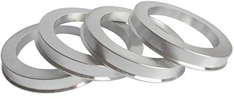 LUOKEKE Zentrierringe Universelle Radnaben-Mittelringe, Nabenringe Aus Aluminiumlegierung, Außendurchmesser 73,1 Bis Innendurchmesser 54, 56,6 57, 59, 60, 63,5 64, 65, Usw(73.1-72.6)