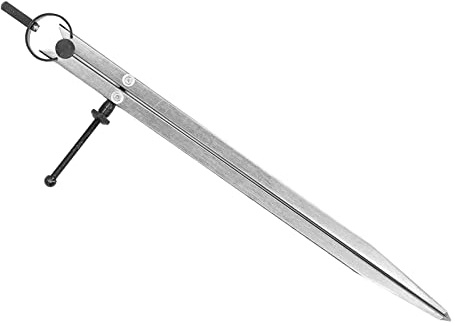 Yinhing Pinzas Divisorias de Ala con Tuerca de Resorte Divisor de Ala de Acero Al Carbono de 125 Mm para Marcar y Trazar con Precisión Cuero Herramienta Fácil de Usar para Madera, Plástico y Metal