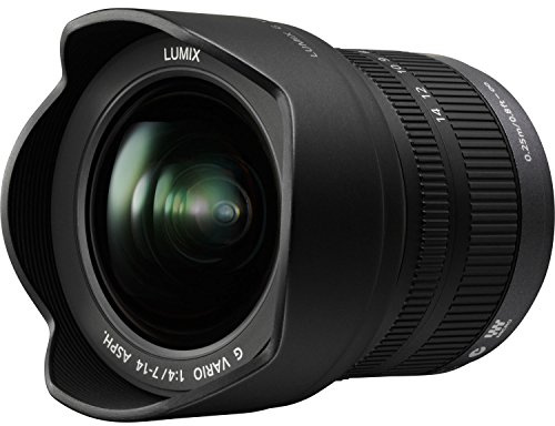 PANASONIC Lumix G Vario-Objektiv, 7-14 mm, F4.0 ASPH, spiegellos, Micro Four Thirds, H-F007014 (USA Black)