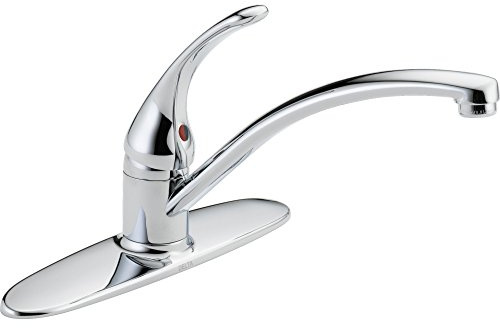 Delta Faucet Foundations Single-Handle Kitchen Sink Faucet, Chrome B1310LF
