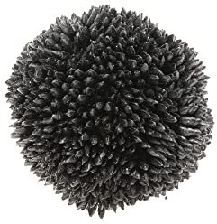 Boston International Deko-Kugel, Formschnitt, 5 cm, Schwarz