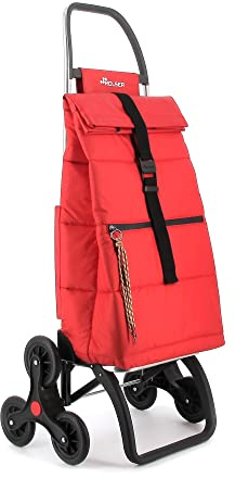 Einkaufstrolley Rolser Big Polar 6 Räder Treppensteiger - Rot
